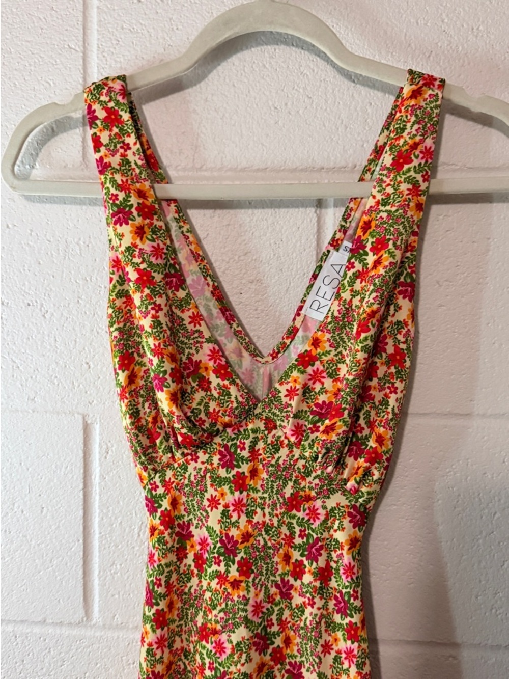 Resa V neck Maxi floral Dress XS - Picture 3 of 6